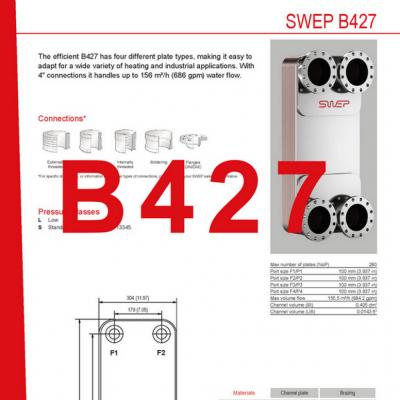 Fiches produit B427 flaque refroidisseurs FR