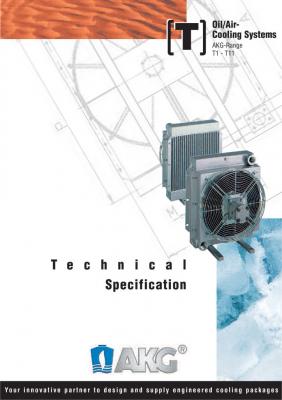 AKG-Line T standaard Oliekoeler 400 V ventilator