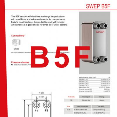 Product sheet B5F plate cooler EN