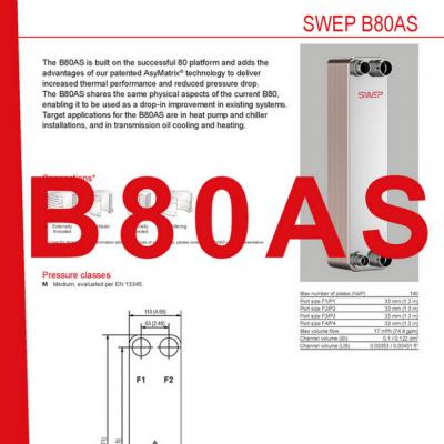 Product sheet B80AS plate cooler EN