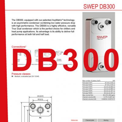 Fiches produit DB300 flaque refroidisseurs FR
