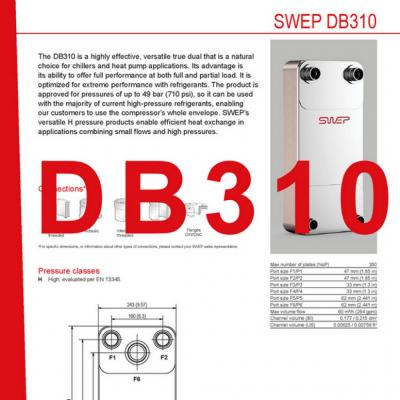 Product sheet DB310 SWEP plaat koeler NL