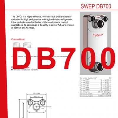 Fiches produit DB700 flaque refroidisseurs FR