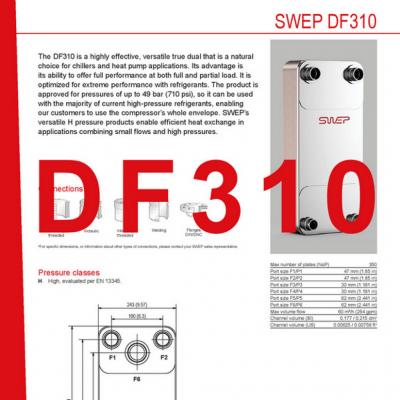 Product sheet DF310 plate cooler EN