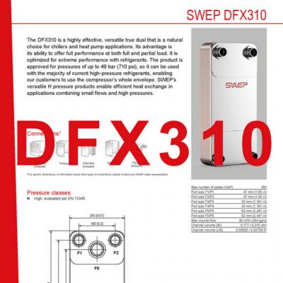 Product sheet DFX310 SWEP plaat koeler NL