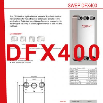 Product sheet DFX400 SWEP plaat koeler NL