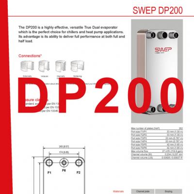 Product sheet DP200 SWEP plaat koeler NL