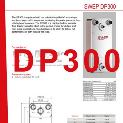 Product sheet DP300 plate cooler EN