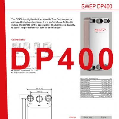 Product sheet DP400 SWEP plaat koeler NL