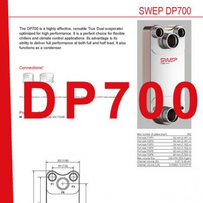 Product sheet DP700 plate cooler EN
