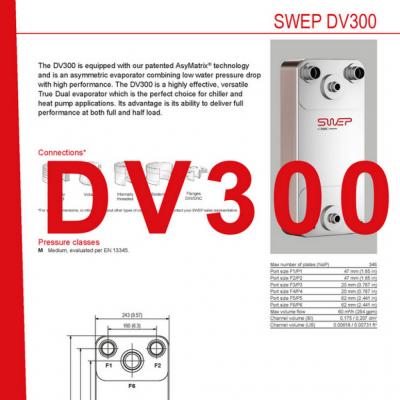 Product sheet DV300 SWEP plaat koeler NL