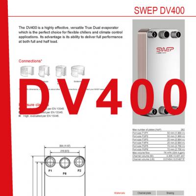 Produktblatt DV400 SWEP plattenkühler DE