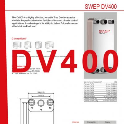 Fiches produit DV400 flaque refroidisseurs FR