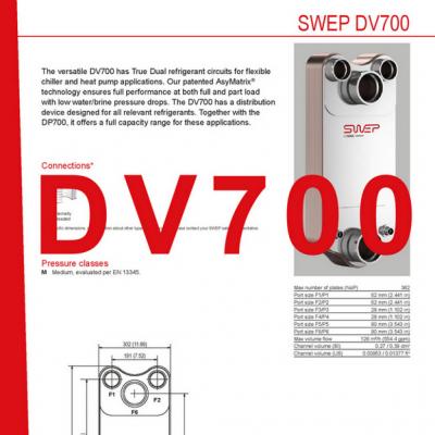 Produktblatt DV700 SWEP plattenkühler DE