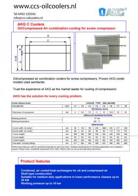 AKG C-series Compressor koelers
