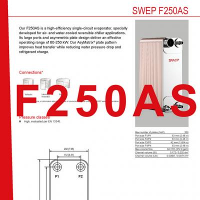 Fiches produit F250AS flaque refroidisseurs FR