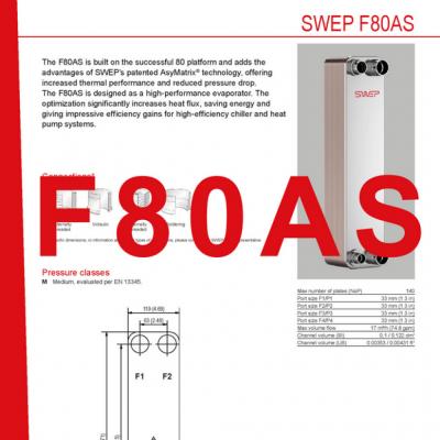 Product sheet F80AS SWEP plaat koeler NL