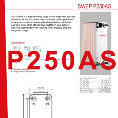 Produktblatt P250AS SWEP plattenkühler DE
