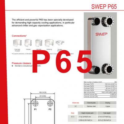 Product sheet P65 plate cooler EN