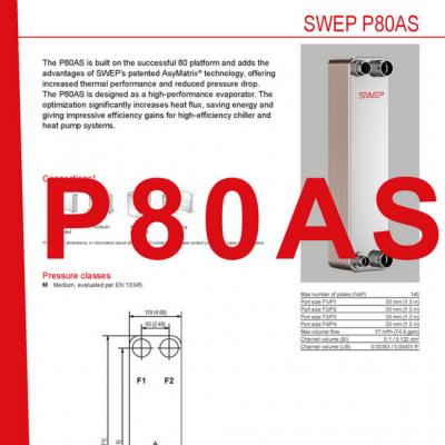 Product sheet P80AS plate cooler EN