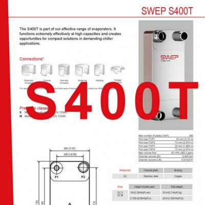 Product sheet S400T plate cooler EN