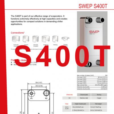 Fiches produit S400T flaque refroidisseurs FR