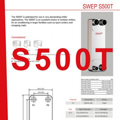 Fiches produit S500T flaque refroidisseurs FR
