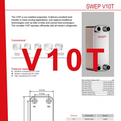 Product sheet V10T SWEP plaat koeler NL