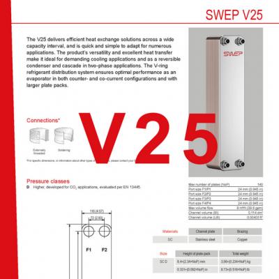 Fiches produit V25 flaque refroidisseurs FR