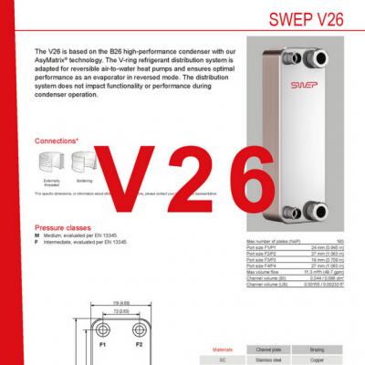Fiches produit V26 flaque refroidisseurs FR