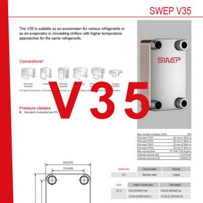 Fiches produit V35 flaque refroidisseurs FR
