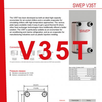 Fiches produit V35T flaque refroidisseurs FR