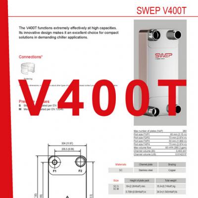 Product sheet V400T SWEP plaat koeler NL