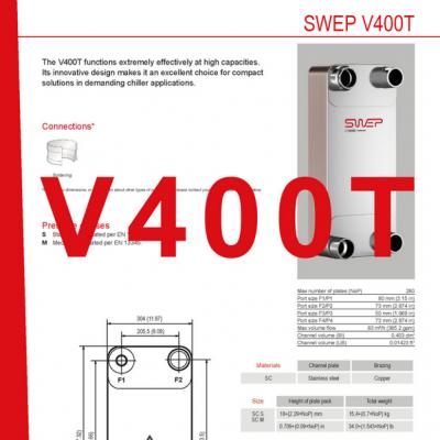 Product sheet V400T plate cooler EN