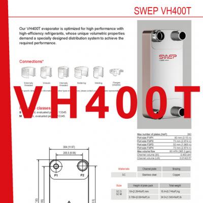 Fiches produit VH400T flaque refroidisseurs FR