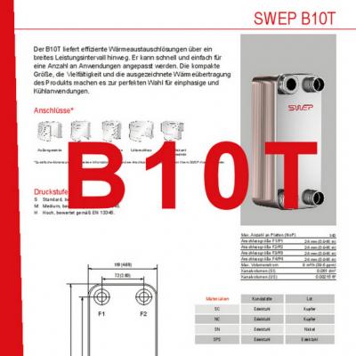 Fiches produit B10T flaque refroidisseurs FR