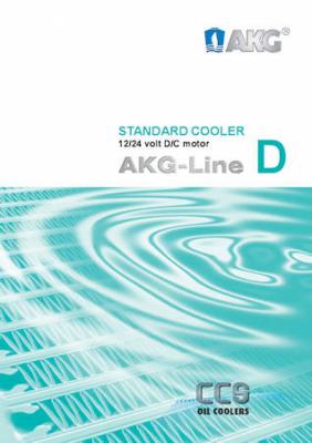 Datasheet AKG-Line D Oil cooler 12-24 Volt fan