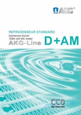 Fiche technique AKG-Line D cote connexion de refroidisseur d huile 12-24V