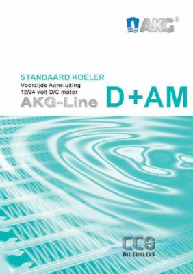 Datasheet AKG-Line D Oliekoeler aansluiting voorzijde 12-24 Volt 
