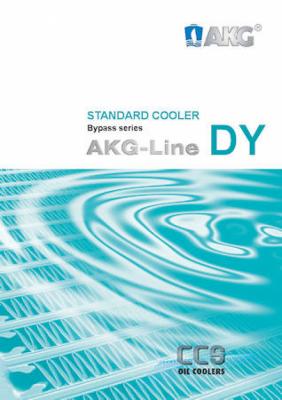 Datasheet AKG-Line DY Oil cooler with bypass 12-24 Volt fan