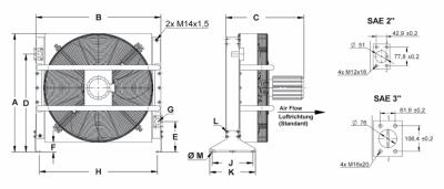  Ölkühler 400 Volt A120 A135 A225 A330
