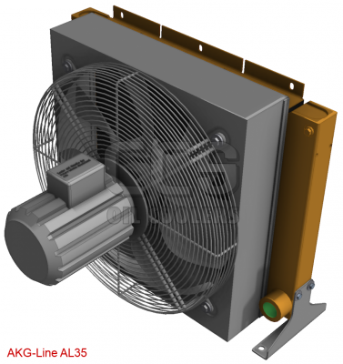 Refroidisseur d`huile 400 Volt ventilateur silencieux AL35