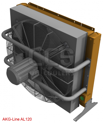 Refroidisseur d'huile Ventilateur silencieux 400 Volts AL120