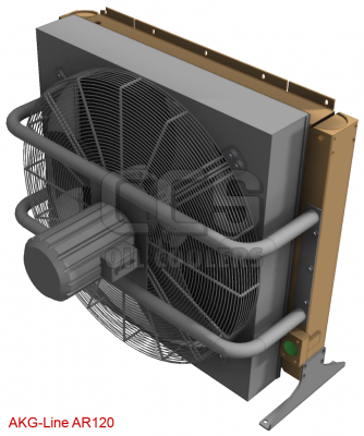 Oil cooler (dusty environment) 400 Volt fan AR120