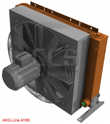 Oil cooler with bypass 400 Volt fan AY60