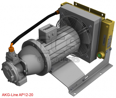 Refroidisseur d`huile avec pompe, ventilateur 400 Volt AP12-20
