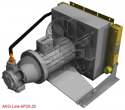 Refroidisseur d`huile avec pompe, ventilateur 400 Volt AP25-20