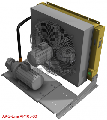 Refroidisseur d`huile avec pompe ventilateur 400 Volt AP105-80
