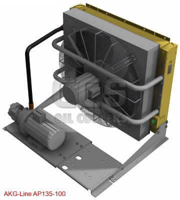 Refroidisseur d`huile avec pompe ventilateur 400 Volt AP135-100