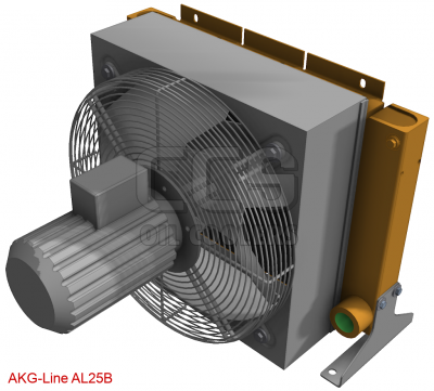 Refroidisseur d'huile Ventilateur silencieux 400 V (soufflage) AL25B